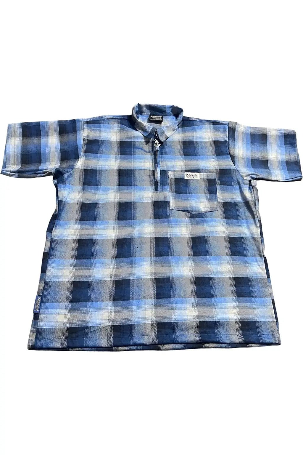 BLUED UP FLANNEL - LOWLOW STREETWEAR