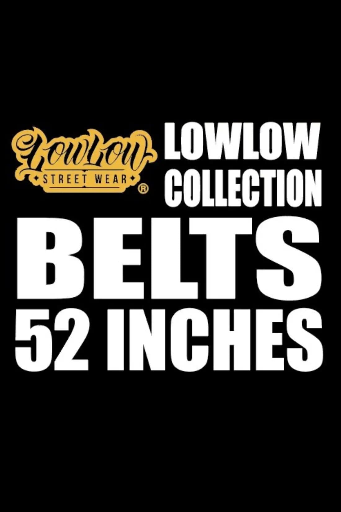 LOWLOW COLLECTION BELTS (3 PACK) - LOWLOW STREETWEAR