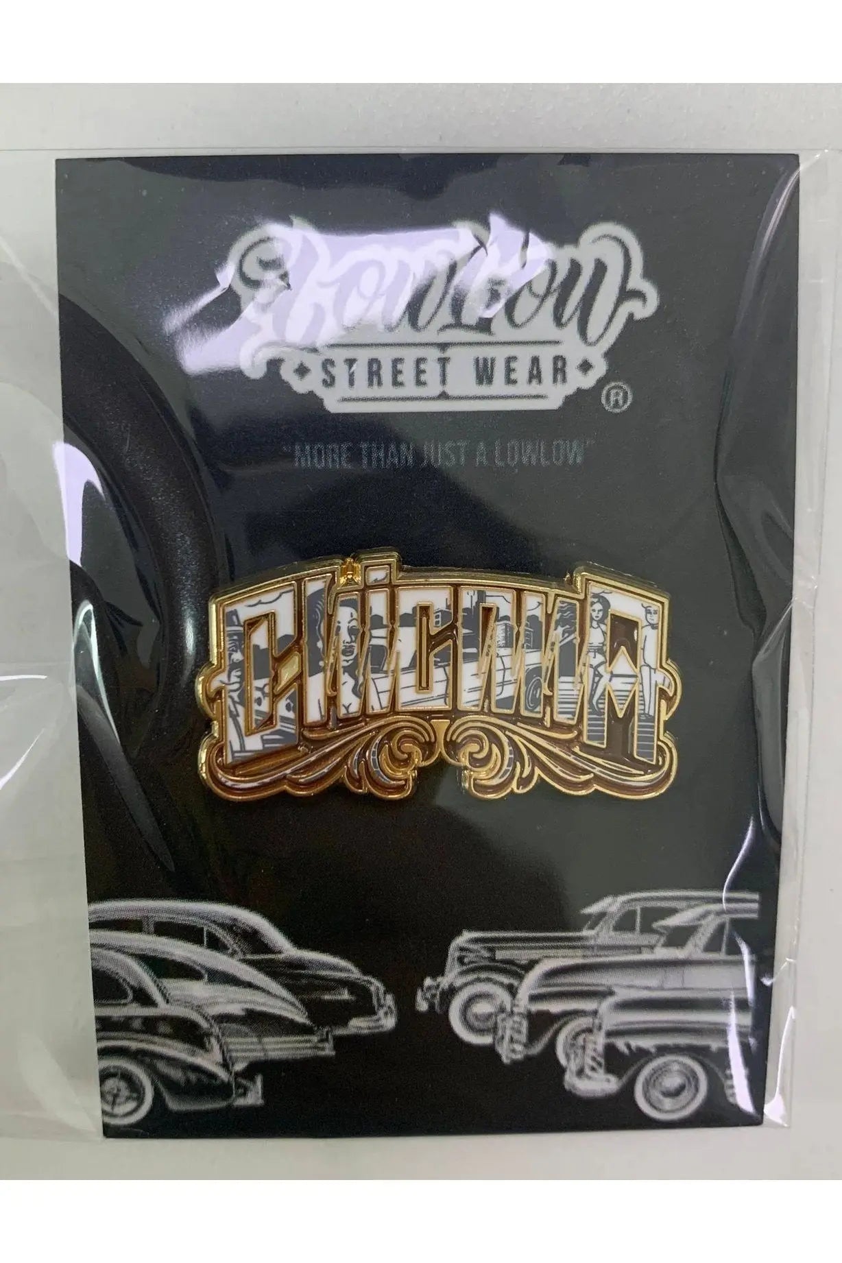LOWLOW STREETWEAR CHICANA ENAMEL PIN - LOWLOW STREETWEAR