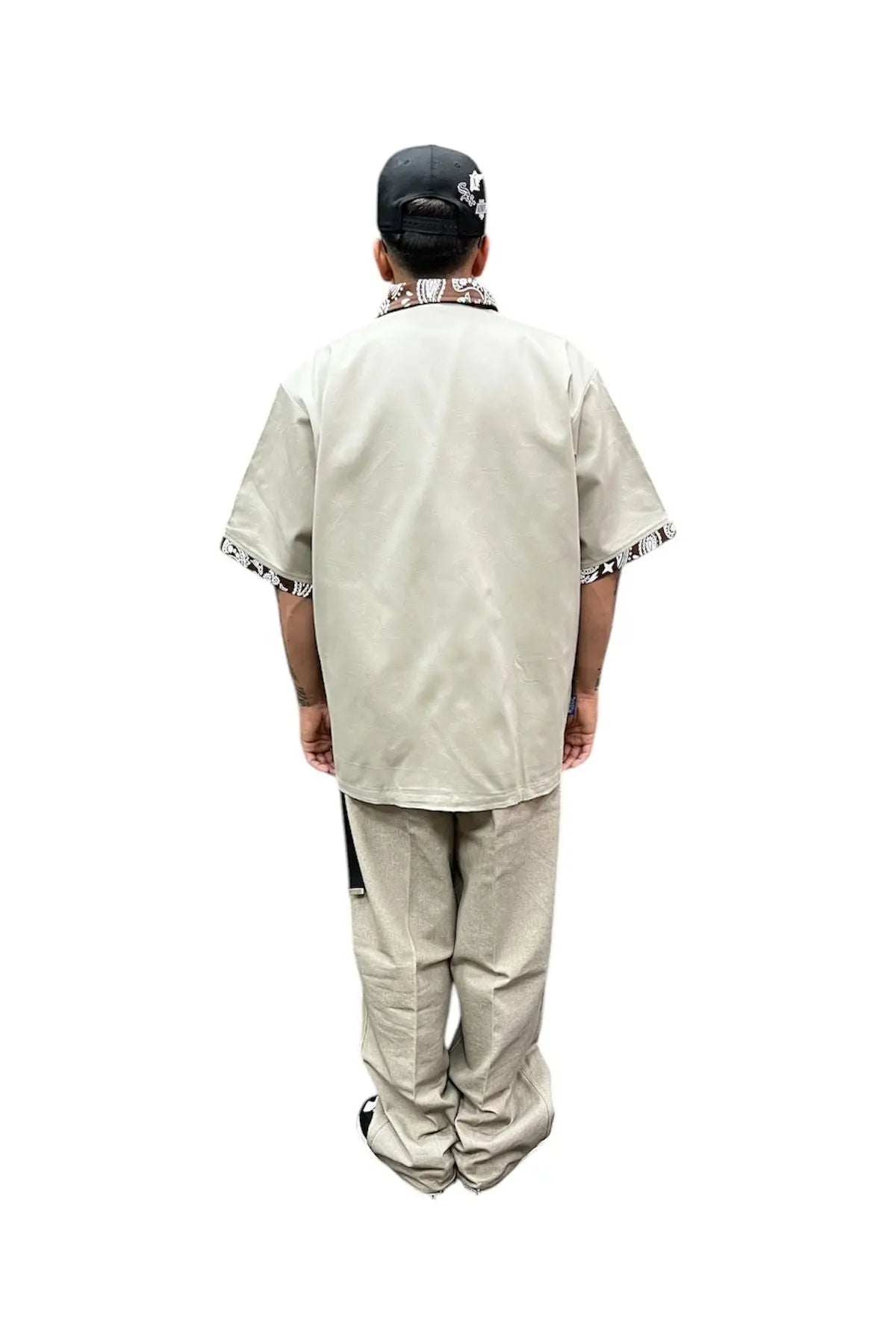 LOWRIDING KHAKI BROWN BANDANA - LOWLOW STREETWEAR