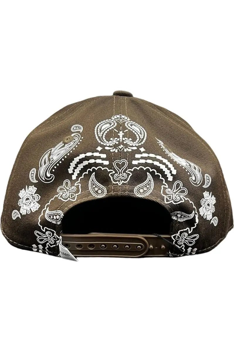 MAYAN BROWN BANDANA SNAPBACK - LOWLOW STREETWEAR