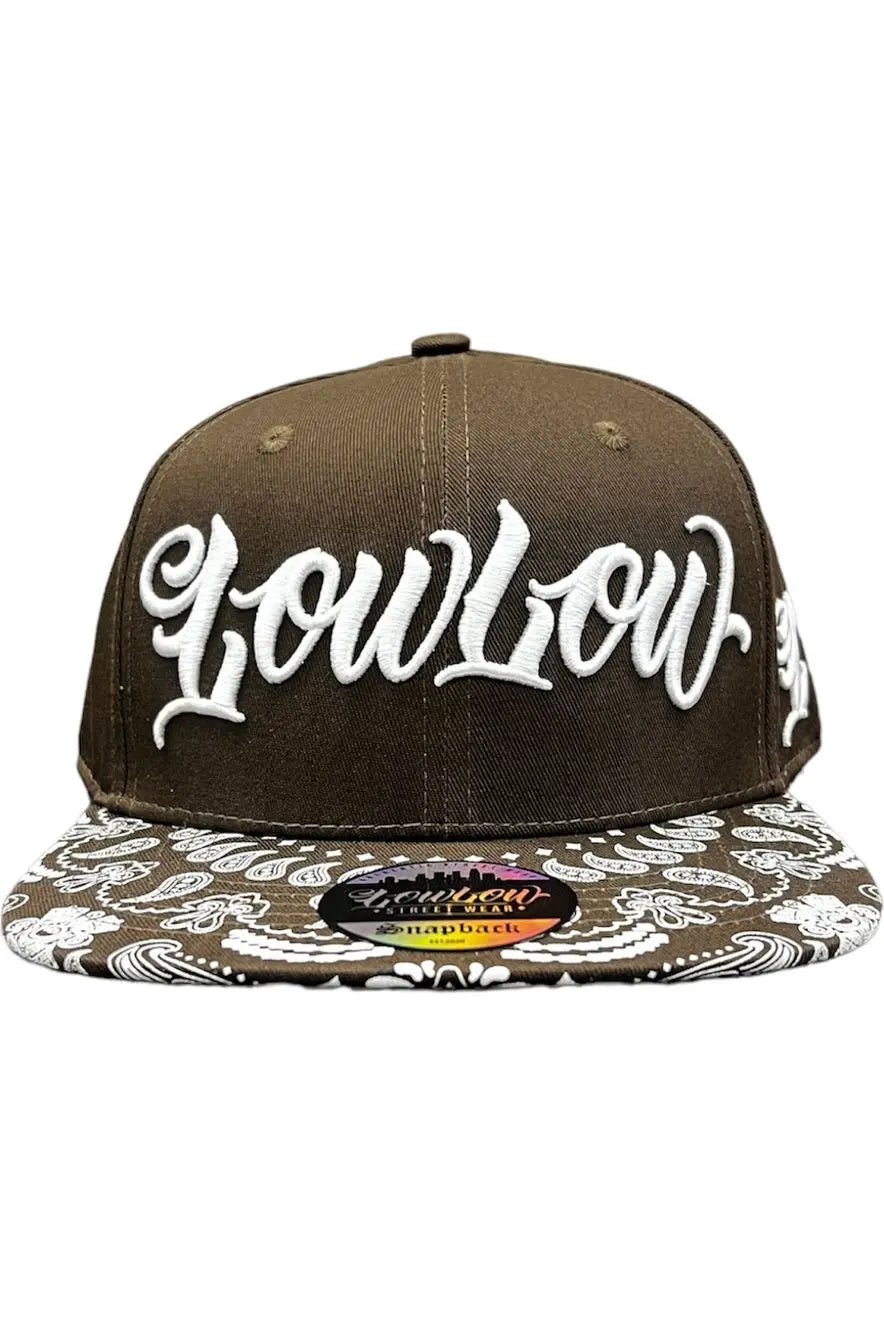 MAYAN BROWN BANDANA SNAPBACK - LOWLOW STREETWEAR