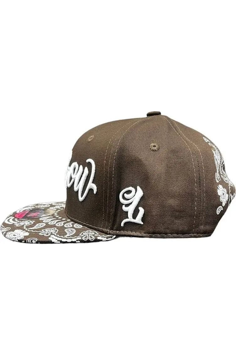 MAYAN BROWN BANDANA SNAPBACK - LOWLOW STREETWEAR