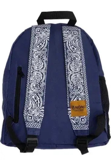 NAVY BLUE BANDANA BACKPACK - LOWLOW STREETWEAR