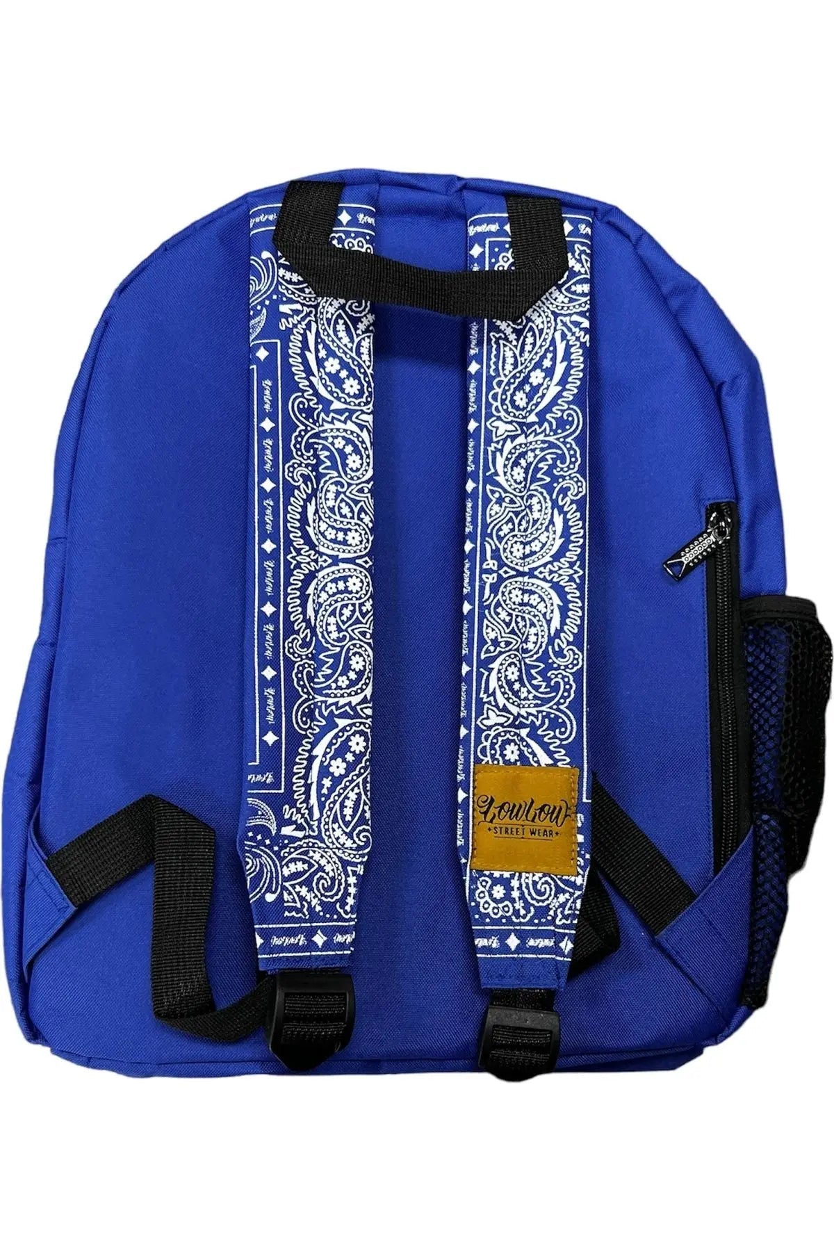 ROYAL BLUE BANDANA BACKPACK - LOWLOW STREETWEAR