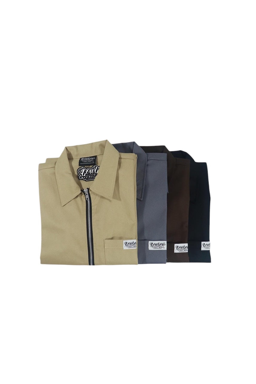 LOWLOW ZIPPER SHIRT