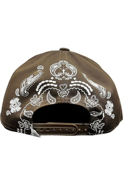 MAYAN BROWN BANDANA SNAPBACK