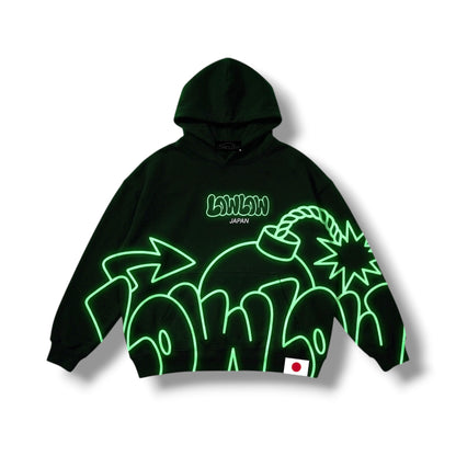 LOWLOW Bomb Hood — Neon Green