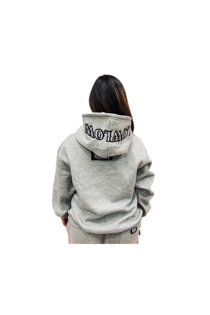 THE STAMP GREY HOODIE