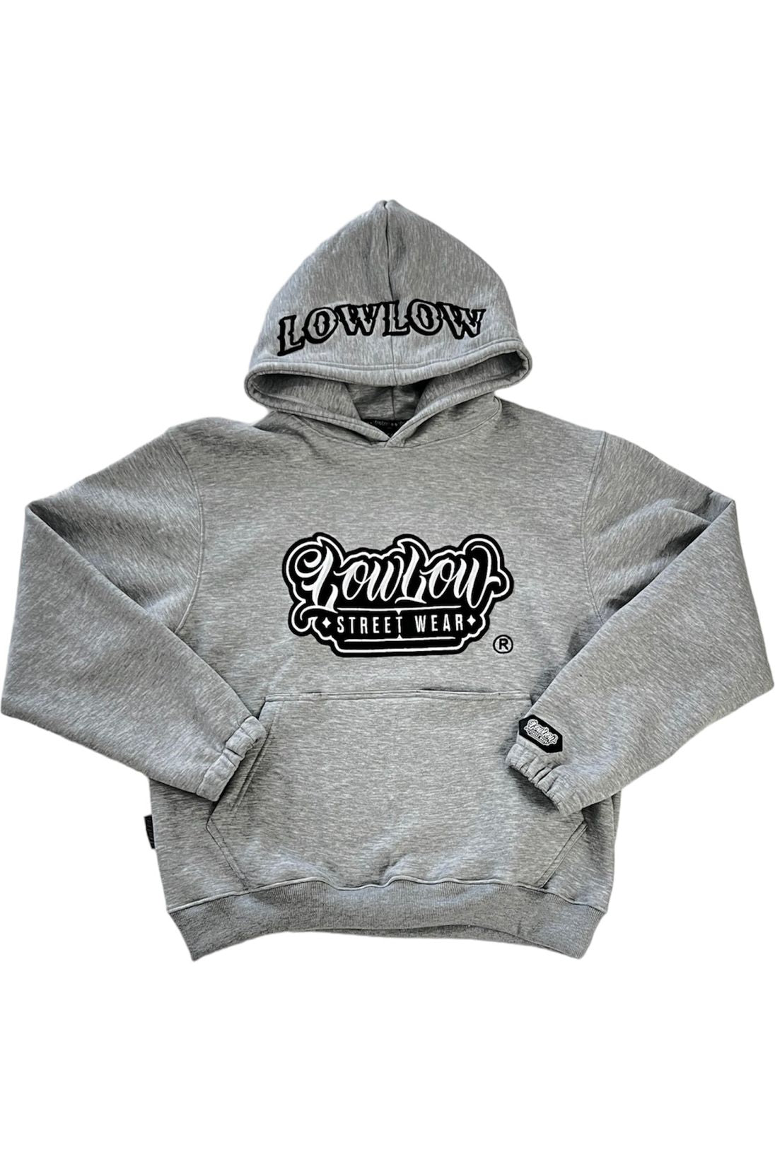 THE STAMP GREY HOODIE