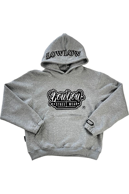 THE STAMP GREY HOODIE