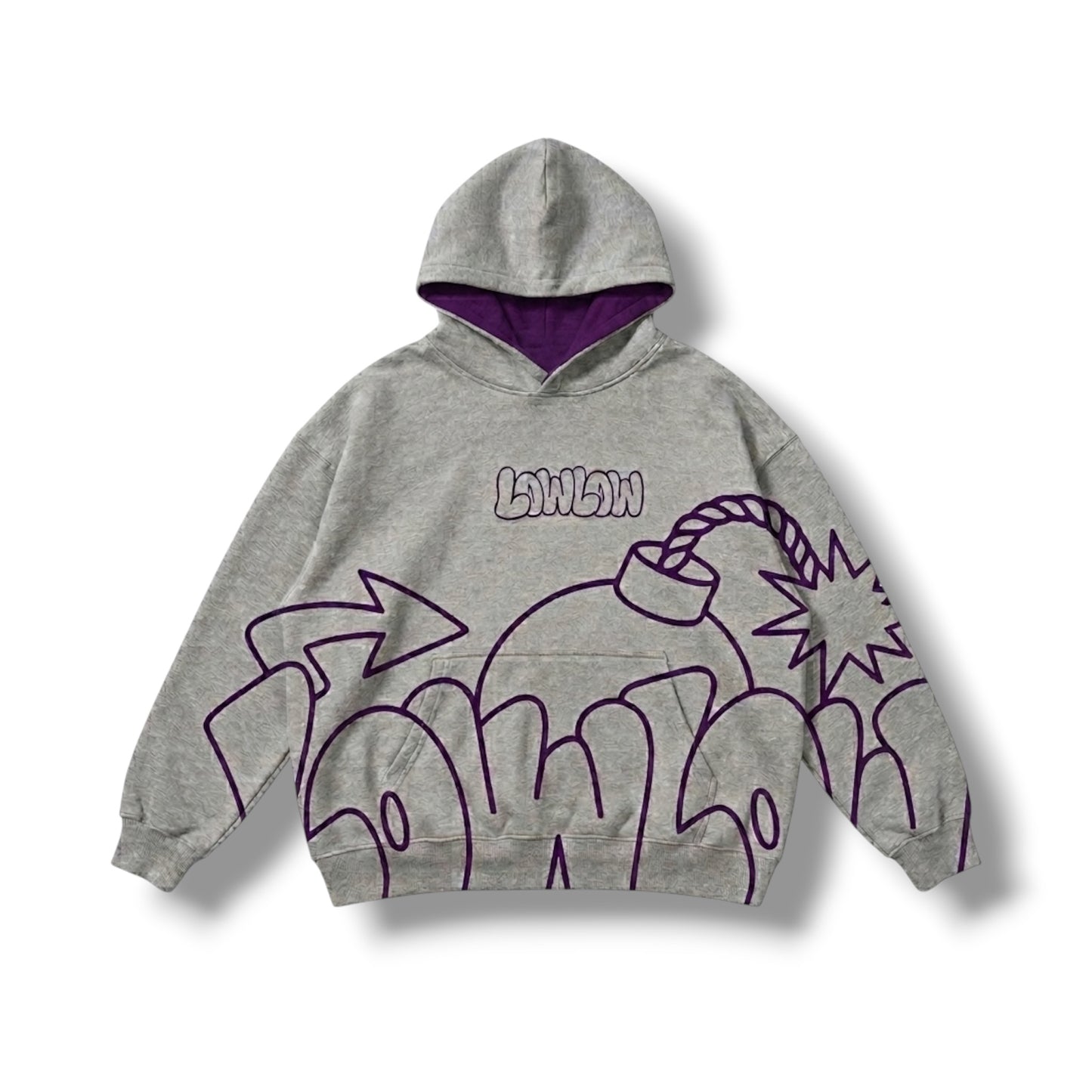 LOWLOW Bomb Hood — Heather Grey