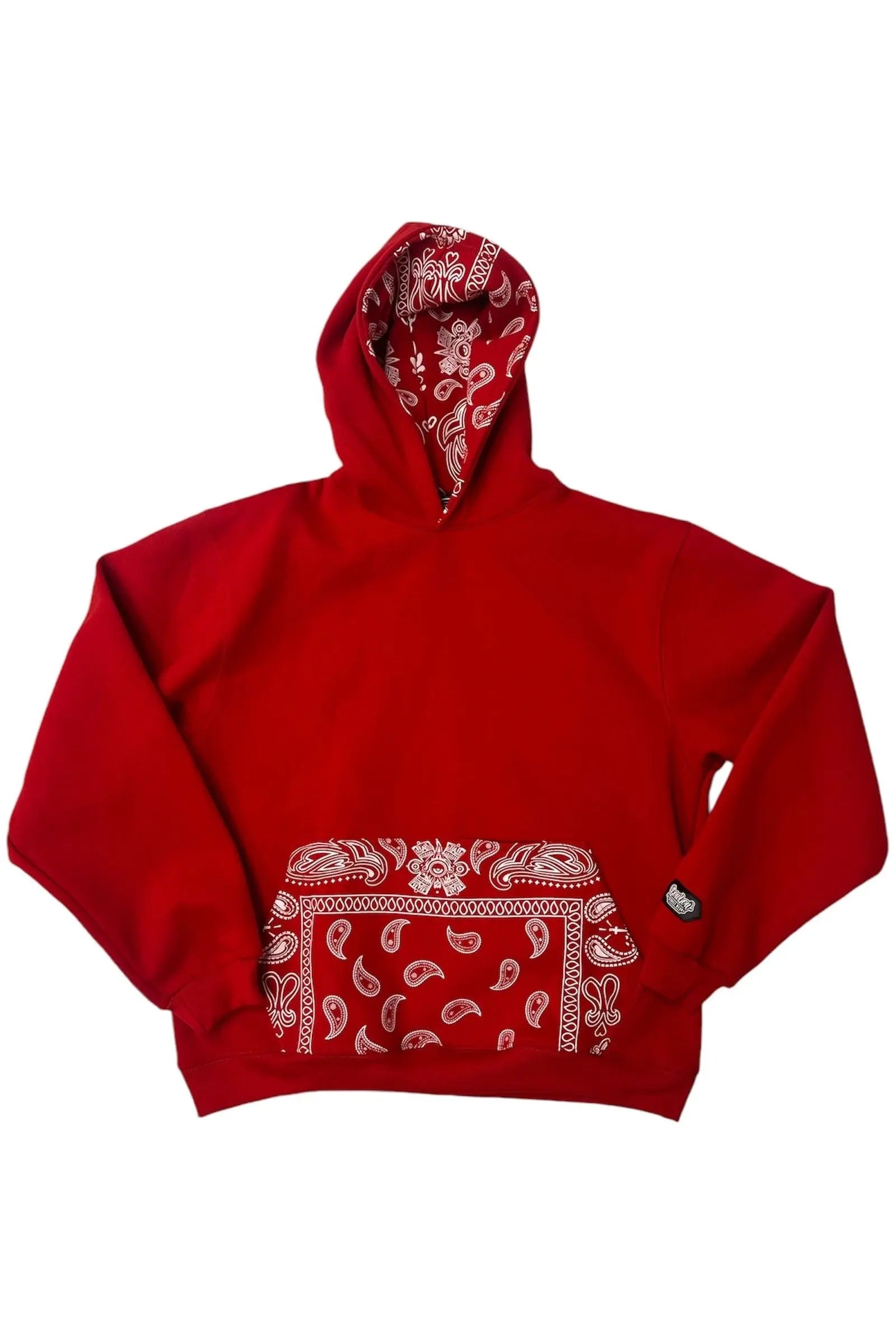 USA American shops Flag Hoodie Red Bandana urban Street Wear Rap Sweatshirt Pullover