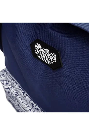 NAVY BLUE BANDANA BACKPACK LOWLOW STREETWEAR