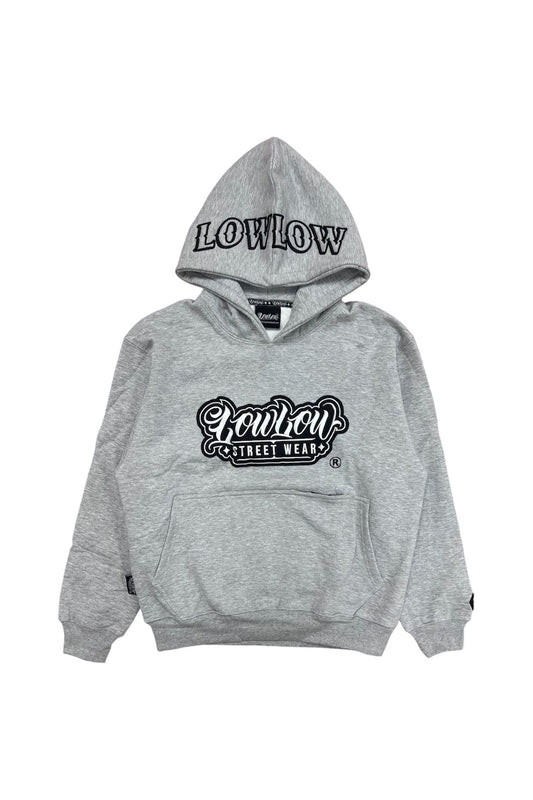 THE STAMP GREY HOODIE