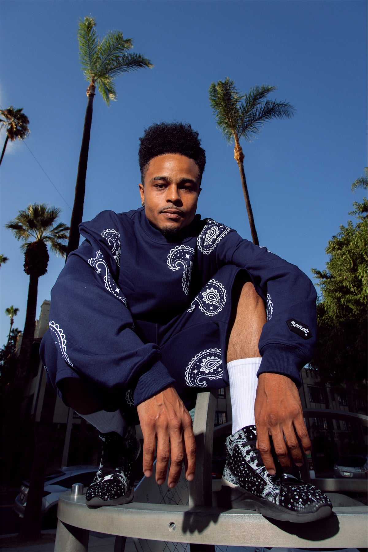 Model wearing LOWLOW streetwear