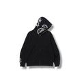 BLACK BRAND ICON FULL ZIPPER - LOWLOW STREETWEAR