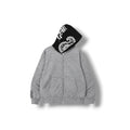 BRAND ICON FULL ZIPPER – CONCRETE / BLACKOUT - LOWLOW STREETWEAR