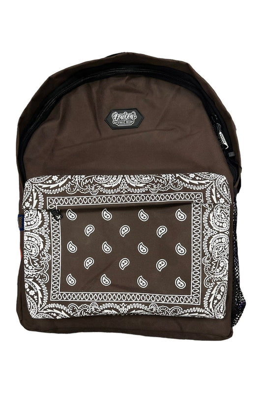 BROWN BANDANA BACKPACK