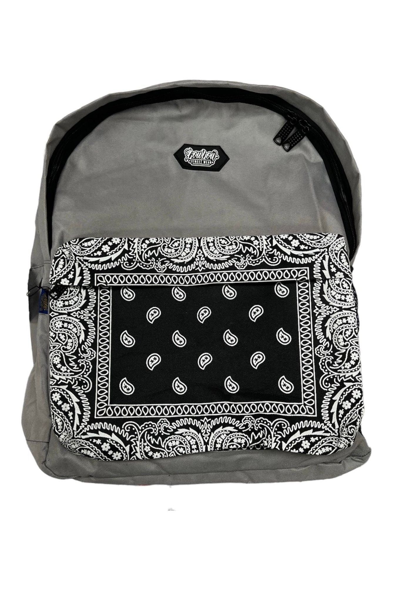 SPECIAL EDITION GRAY & BLACK BANDANA BACKPACK