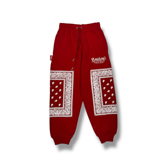 KILLER RED SWEATPANTS - LOWLOW STREETWEAR