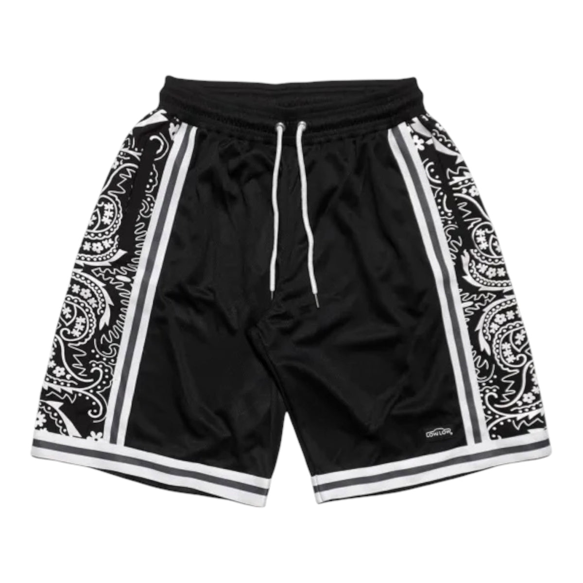 LOWLOW Black Paisley Court Shorts | LOWLOW Streetwear – LOWLOW 