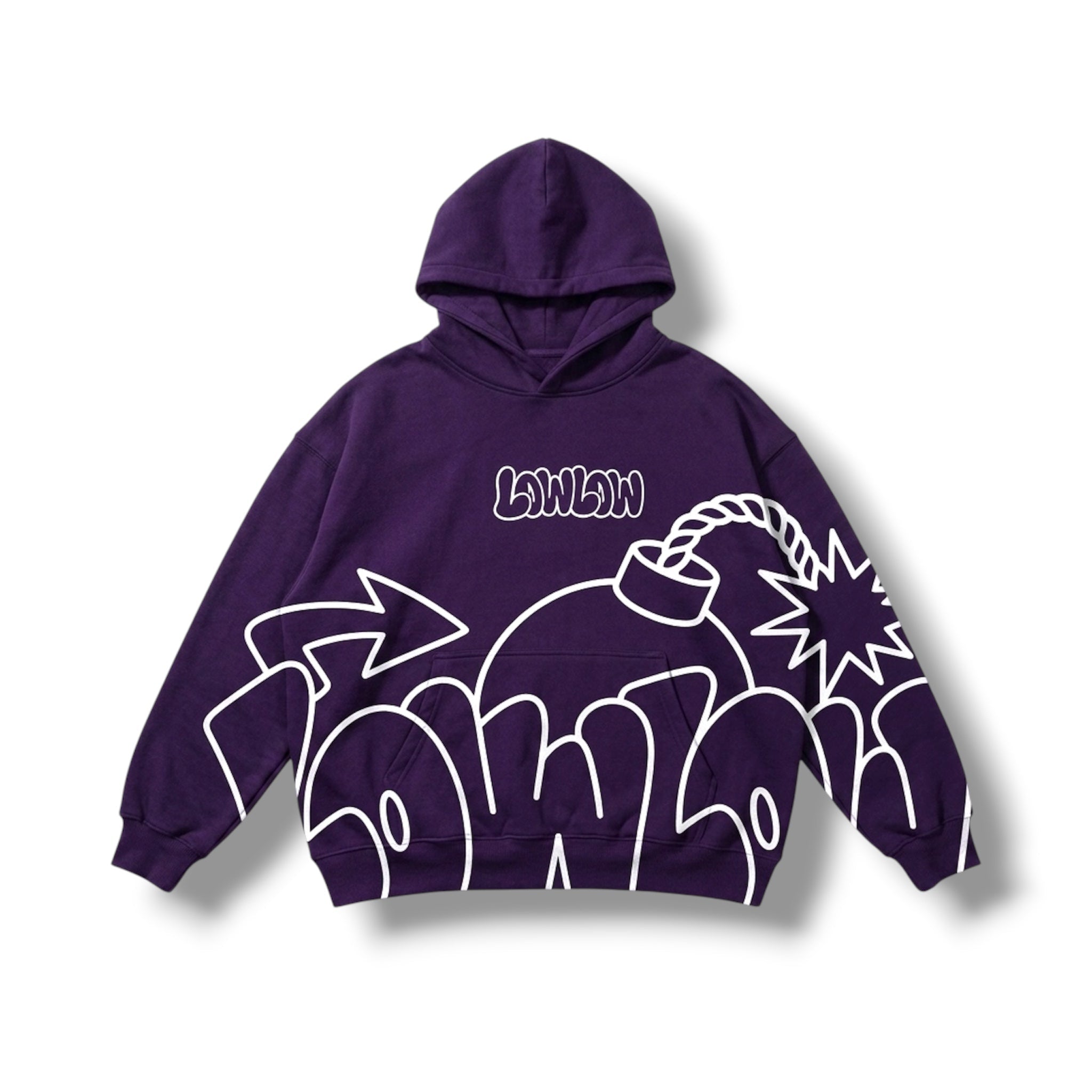 LOWLOW Bomb Hood — Purple - LOWLOW STREETWEAR
