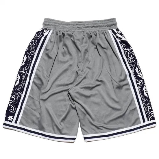 LOWLOW Paisley Court Shorts – Navy - LOWLOW STREETWEAR