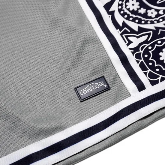 LOWLOW Paisley Court Shorts – Navy - LOWLOW STREETWEAR