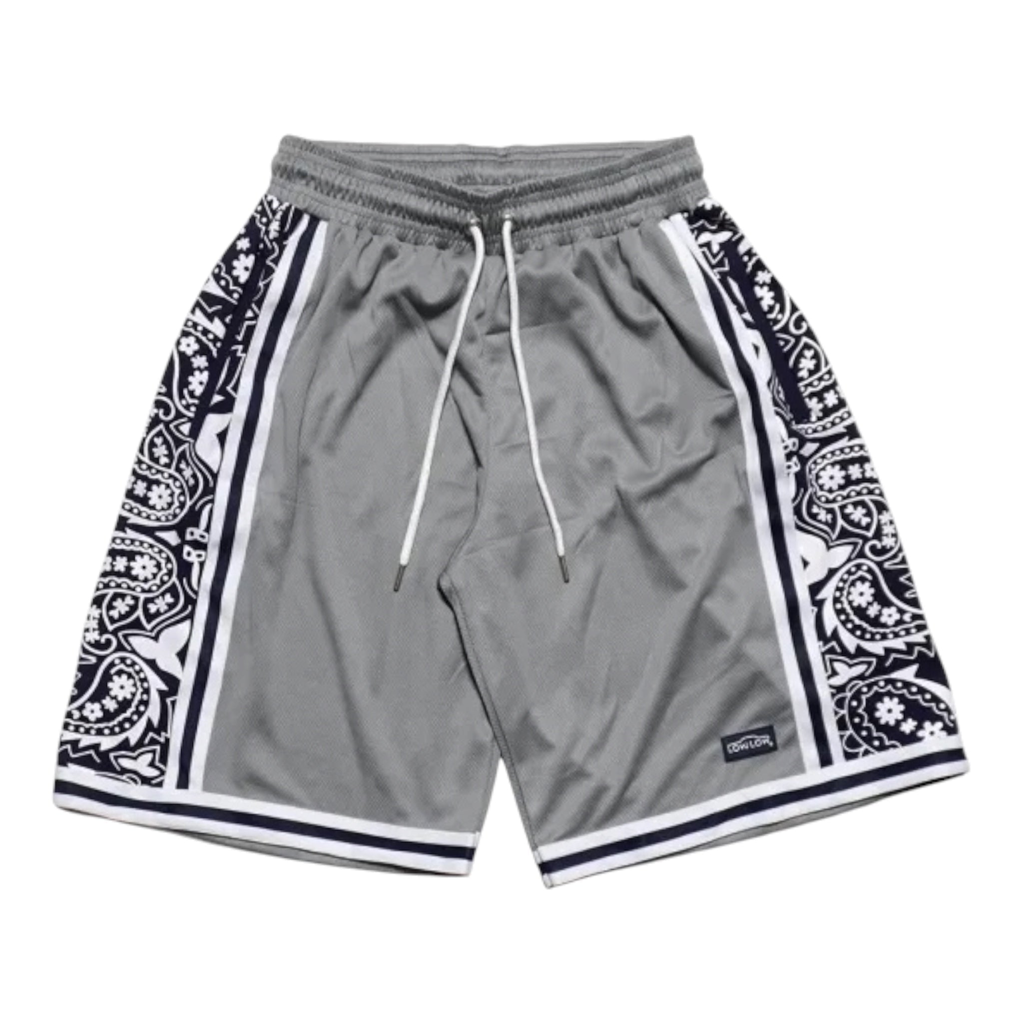LOWLOW Paisley Court Shorts – Navy - LOWLOW STREETWEAR