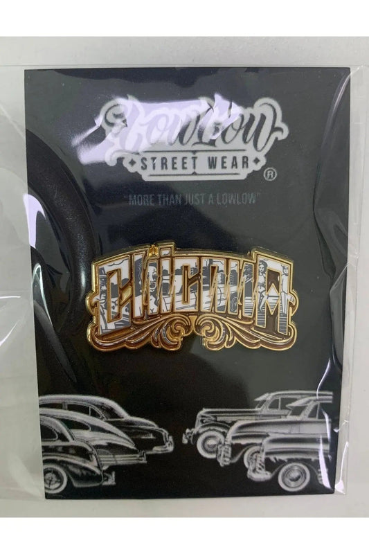 LOWLOW STREETWEAR CHICANA ENAMEL PIN - LOWLOW STREETWEAR