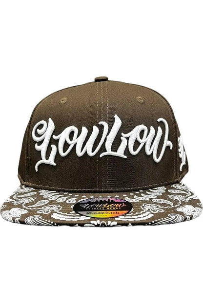 MAYAN BROWN BANDANA SNAPBACK - LOWLOW STREETWEAR