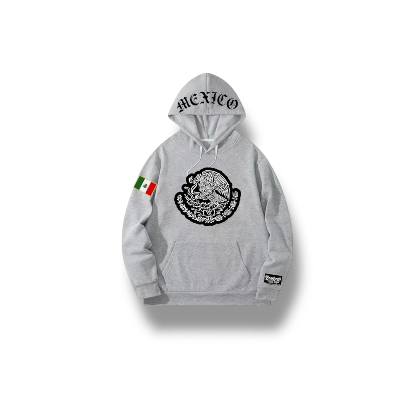 MEXICO HOODIE (HEATHER GRAY) - LOWLOW STREETWEAR