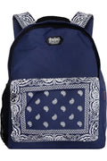 NAVY BLUE BANDANA BACKPACK - LOWLOW STREETWEAR