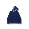 NAVY BLUE BRAND ICON FULL ZIPPER - LOWLOW STREETWEAR