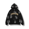 RAG HOODIE – BLACKOUT / GOLD - LOWLOW STREETWEAR