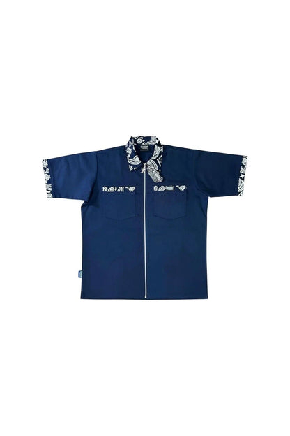 ROLLING NAVY BLUE BANDANA - LOWLOW STREETWEAR