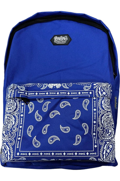 ROYAL BLUE BANDANA BACKPACK - LOWLOW STREETWEAR