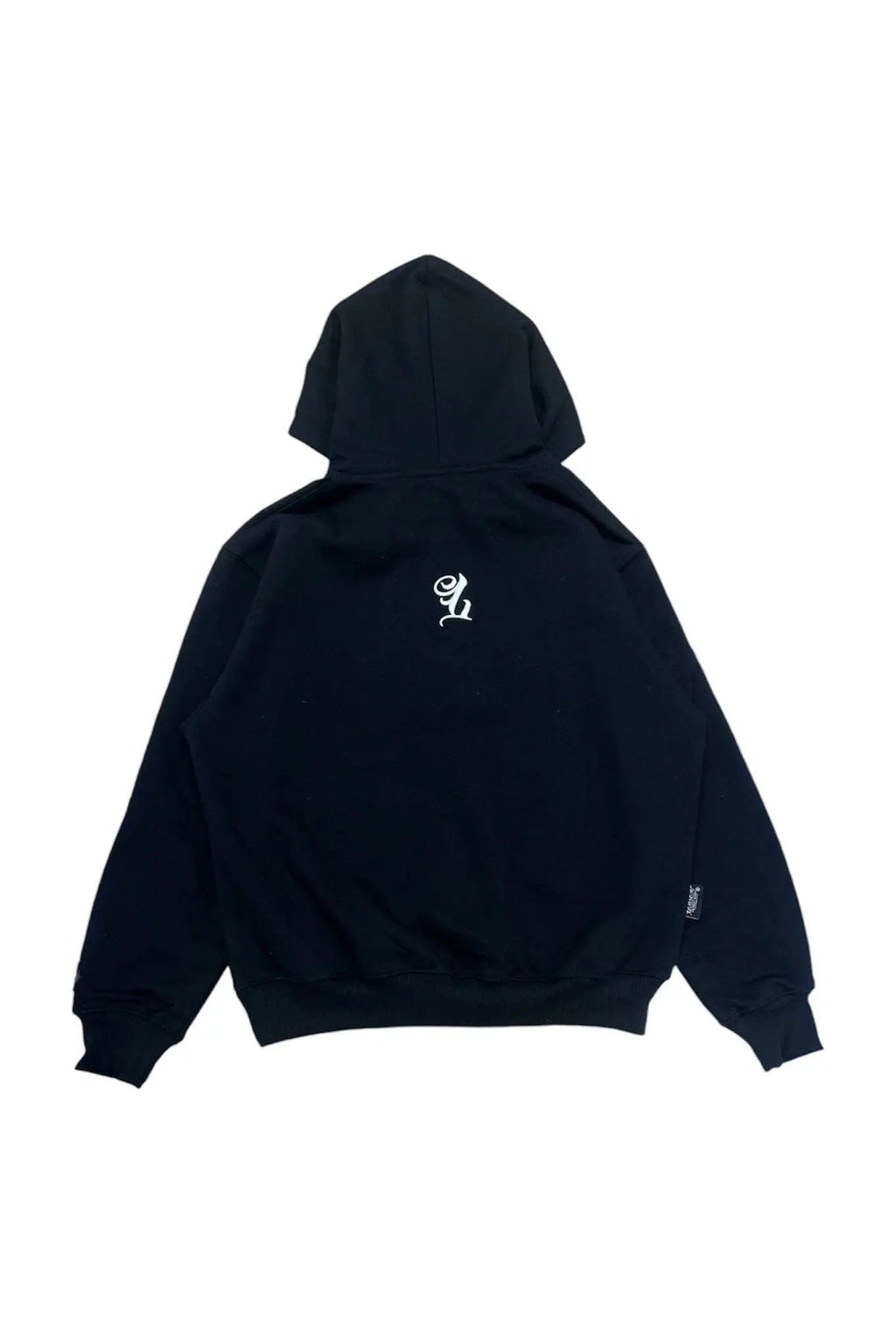 THE STAMP BLACK HOODIE - LOWLOW STREETWEAR
