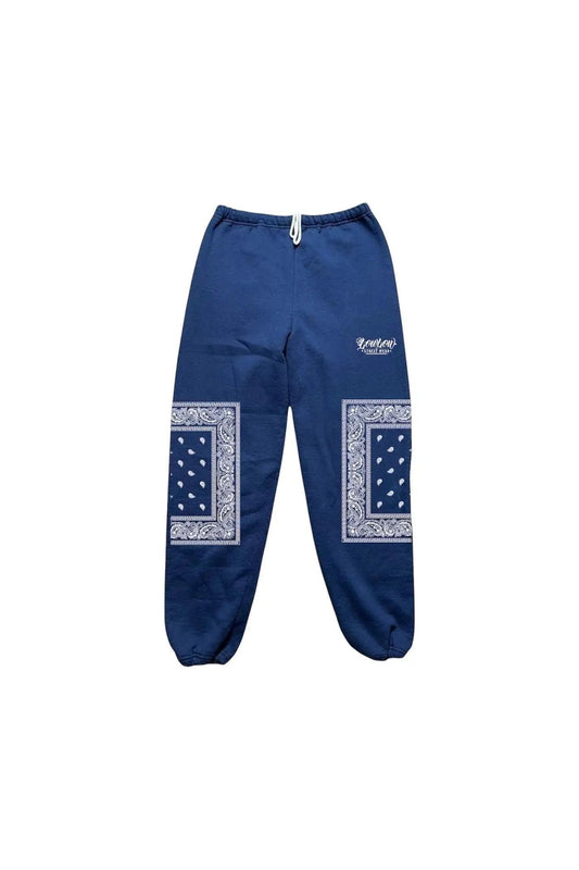 TRUE TO THE NAVY BLUE SWEATPANTS - LOWLOW STREETWEAR