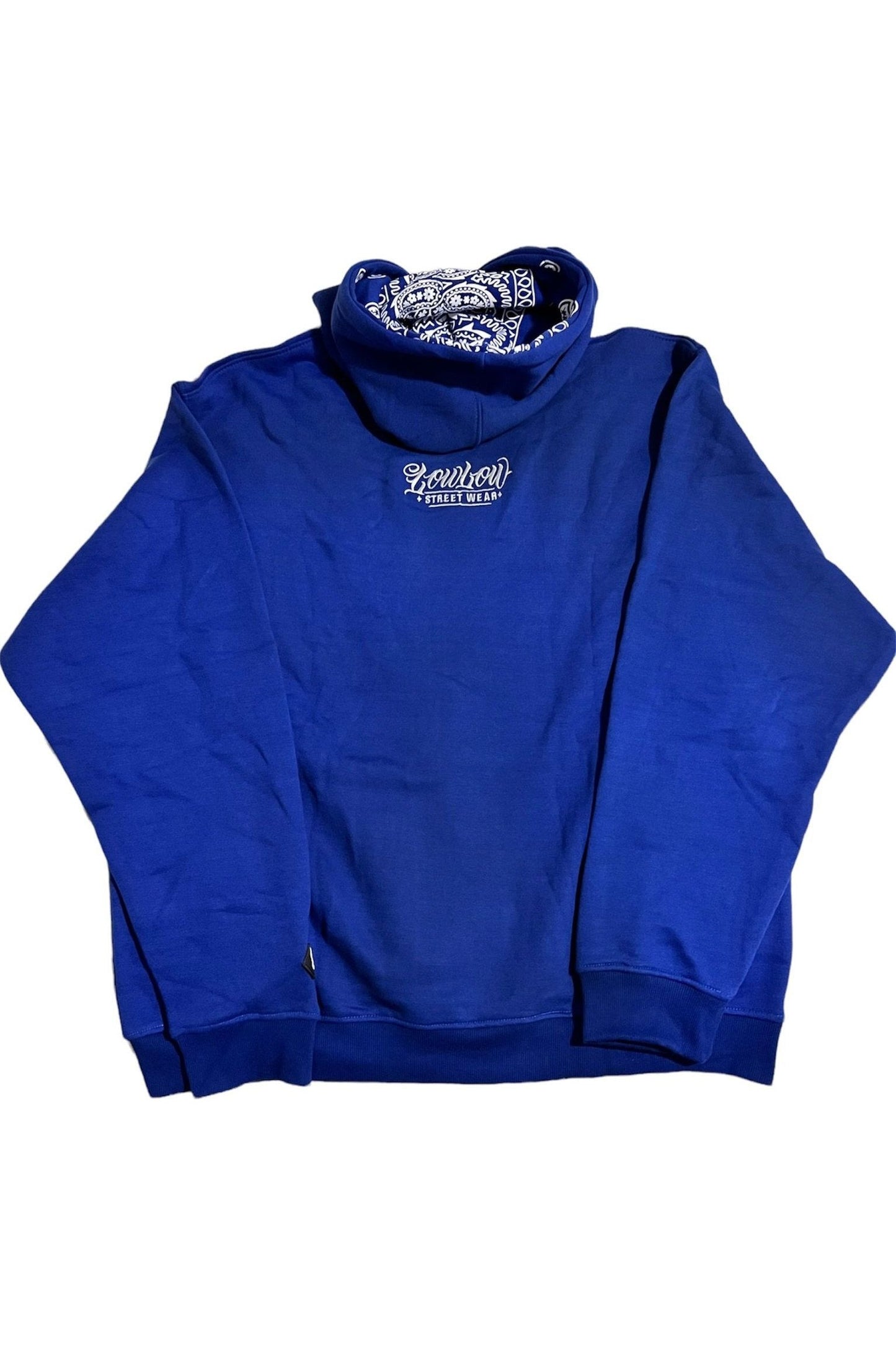 Royal blue bandana hoodie Clearance