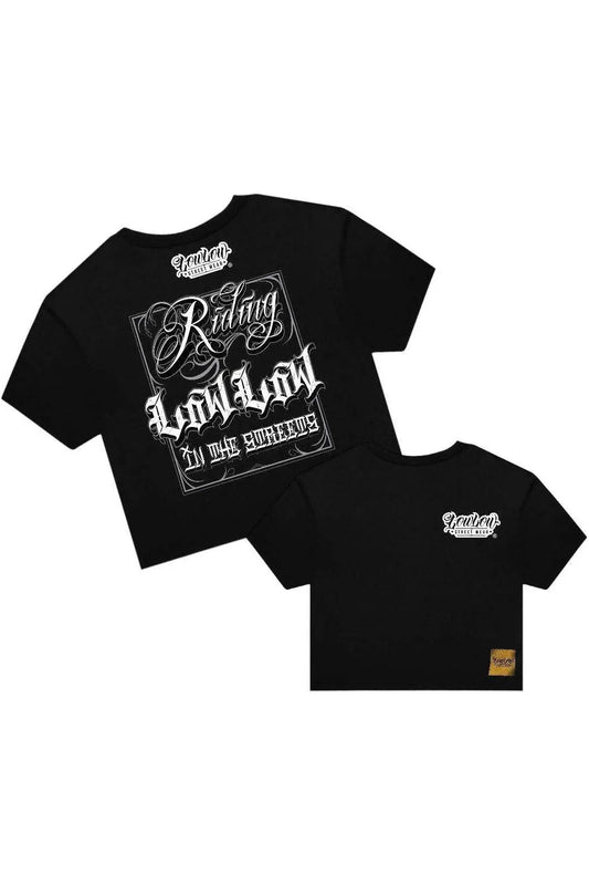 RIDING LOWLOW IN THE STREETS (CROPPED TOP) - LOWLOW STREETWEAR